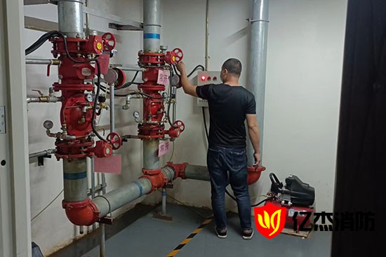 高安屯垃圾焚燒廠，消防施工